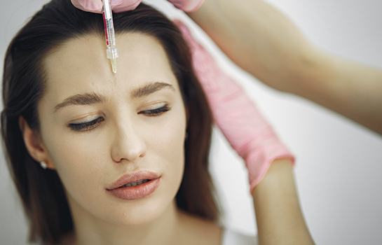 Man receiving Botox in Auburn